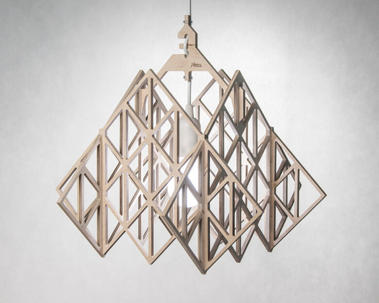wooden ceiling lamp